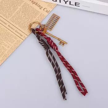 Креативный плетеный шнурок брелок щелочная вода маленькая булка брелок держатель для ключей от машины подвеска для сумки украшение аксессуары для ключей