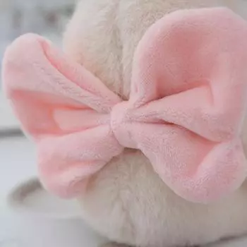 Креативный плюшевый маленький кролик брелок кулон мультфильм милый бант кролик кулон рюкзак украшения аксессуары детские подарки