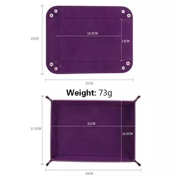 Креативный поднос для хранения, складной ящик для хранения из полиуретана, поднос для игральных костей, настольный ящик для хранения, складной ящик для хранения игр на колесах розовый