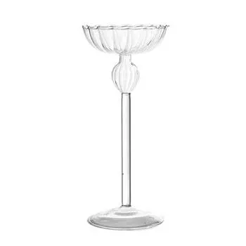 Креативный подсвечник, художественное ремесло, канделябр, высокий подсвечник в полоску, реквизит для фотографии Style 2