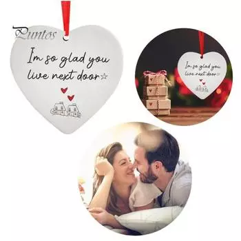 Креативный подвесной декор «Я желаю вам жить по соседству», устойчивый к истиранию, подвесной декор «Любовное сердце», подвесной кулон для вечеринки ко Дню святого Валентина, товары для вечеринок