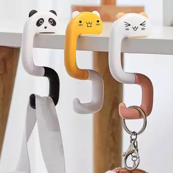 Креативный подвесной крючок для сумки, съемный вешалка для офисной сумки, школьная сумка, боковой крючок для стола