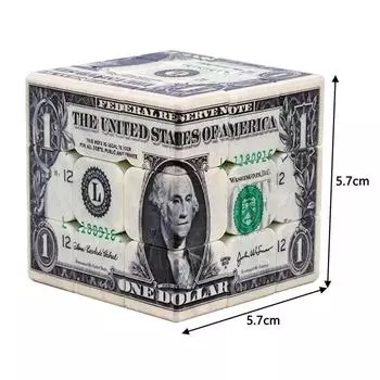 Креативный принт с узором доллара США, профессиональный пазл, скоростной кубик, образование, подарки для детей и взрослых, игрушки