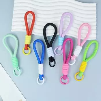 Креативный простой ремешок для мобильного телефона, цветная веревка для мобильного телефона, многоцелевая камера, веревка для запястья, цепочка для телефона blue