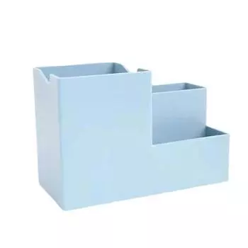 Креативный прозрачный ящик для хранения ящика, настольный органайзер для косметики, студенческий держатель для ручек, школьные и офисные канцелярские принадлежности B