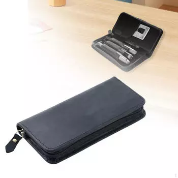 Креативный ящик для хранения ручек, сумка для канцелярских принадлежностей, уникальный легкий чехол для купонов чёрный