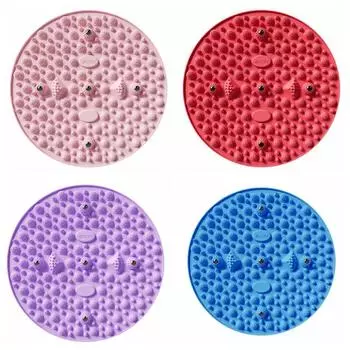 Креативный расслабляющий массажный коврик для ног, противоскользящая массажная пластина для ног, инструмент для рефлексотерапии стоп S фиолетовый
