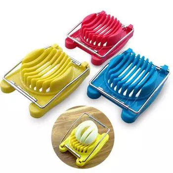 Креативный разделитель из нержавеющей стали, стальной яйцерезка, гаджет, домашний кухонный инструмент красный