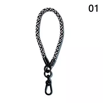 Креативный ремешок ярких цветов, брелок для чехла для телефона, женский анти-потерянный узел, веревочный ремешок, автомобильные брелки, аксессуары «сделай сам», брелок