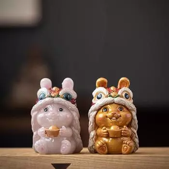 Креативный резиновый кролик-чайный питомец с эффектом изменения цвета для чайного сервиза кунг-фу и аксессуаров для чайной церемонии