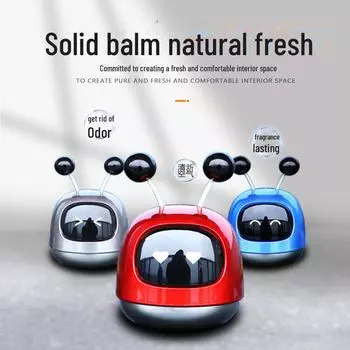 Креативный робот-освежитель воздуха для автомобиля: Стойкий, легкий аромат ароматерапевтического украшения Cologne refill