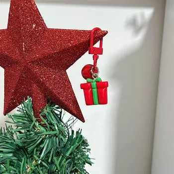 Креативный рождественский бант-венок брелок-подвеска для женщин и мужчин модный рюкзак подвесные украшения аксессуары праздничные подарки A1