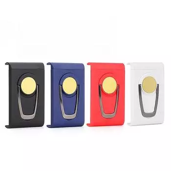 Креативный съемный держатель для мобильного телефона с пряжкой и кольцом для пальца, вращающийся на 360 градусов, универсальный кронштейн для телефона чёрный