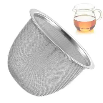 Креативный серебристый цвет 2 шт. ситечко для чая чайник фильтр сетка для сушки 2pcs