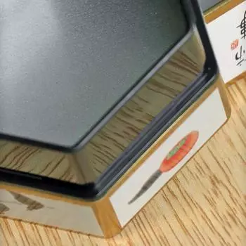 Креативный шестиугольный чайник, консервная банка, китайская жесть, резервуар для хранения чая, маленькая герметичная портативная коробка для чая, пустая банка, аксессуары для чайного сервиза