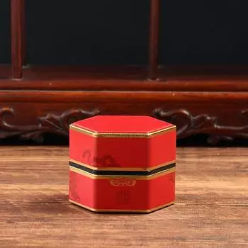 Креативный шестиугольный чайник, жестяная банка, китайская жестяная емкость для хранения чая, герметичная переносная коробка для чая, пустая банка, чайный сервиз, аксессуары StyleD S