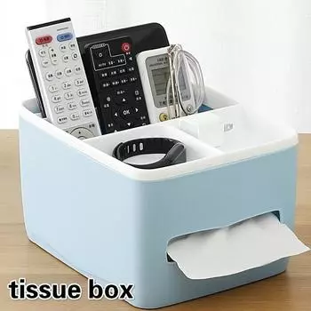Креативный скандинавский поднос для унитаза, туалета, кухни, многофункциональный лоток для салфеток, пластиковая коробка для салфеток синий