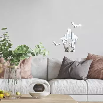 Креативный скандинавский стиль украшения стены на Хэллоуин акриловые трехмерные наклейки на стену гостиная фон дверной проем