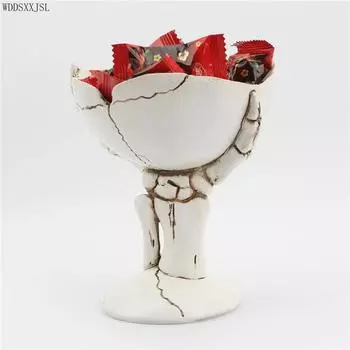 Креативный скелет для хранения рук, украшение для дома, поделки из смолы, декор для Хэллоуина, гостиная, рабочее место, хранение