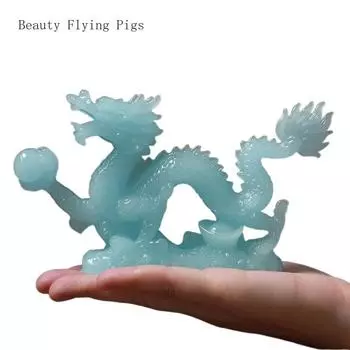 Креативный смоляной зодиакальный дракон украшения компании офиса дома ремесла фигурки украшения гостиной аксессуары для стола