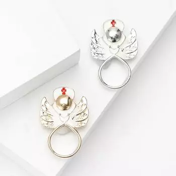 Креативный сплав эмаль ангел в белой броши персонализированный универсальный женский костюм пальто корсаж ювелирные изделия булавка