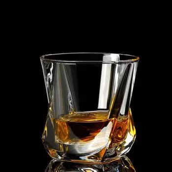Креативный стакан для виски для мужчин и женщин в барах, корейский, европейский, толстый хрустальный стакан для питьевой воды, сока, алкоголя, набор стаканов 1pcs