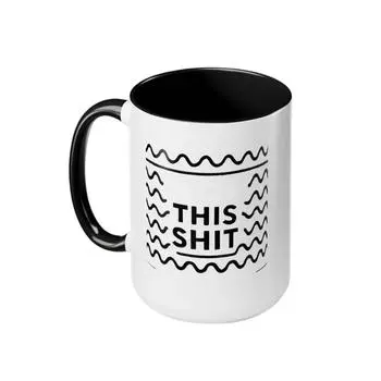 Креативный стакан для воды, портативный и удобный, праздничный подарок для друзей и семьи One Size чёрный