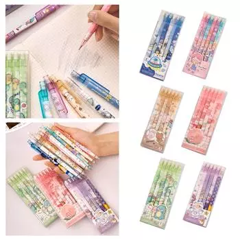 Креативный стираемый автоматический карандаш 6 шт./коробка One Size синий