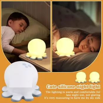 Креативный студенческий прикроватный светильник из силикона, переносной светильник для общежития One Size