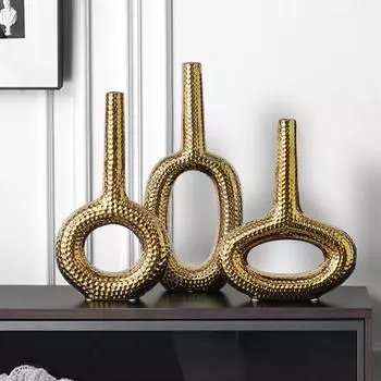 Креативный свет Роскошные геометрические керамические украшения Абстрактные Гостиная Прихожая ТВ Шкаф Офис Искусство Домашний Мягкий Декор