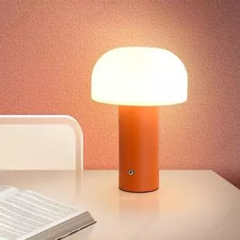 Креативный светодиодный сенсорный регулируемый грибовидный светильник с зарядкой через USB, модель для спальни, прикроватной лампы, гостиной, столовой, окружающего освещения B