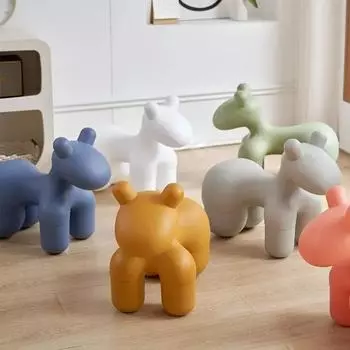 Креативный табурет для гостиной, стул-пони, простое кресло для отдыха в гостиной, сиденье для животных, креативное кресло для детей и взрослых, персонализированное