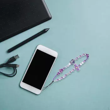 Креативный, телефонный ремешок с подвеской, шнурок на запястье, бисер для женщин и девочек Style B