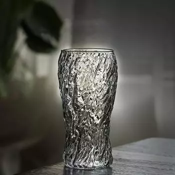 Креативный узор молотка, прозрачное стекло, бокал для вина, чашка для пива, чашка для сока, чашка для воды