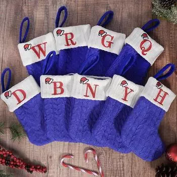 Креативный узор со следами снежинок Рождественские носки Рождественское украшение