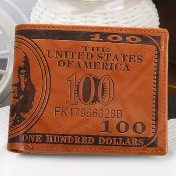 Креативный винтажный мужской кошелек, короткие кошельки, мужские кошельки для карточек, чехол для документов для мужчин и мальчиков, подарки на День святого Валентина One Size