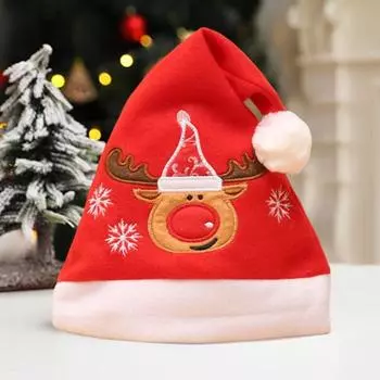 Креативный вышитый головной убор, Рождественская шапка, Санта-Клаус, Лось, снеговик, украшение для взрослых и детей для праздника Snowman