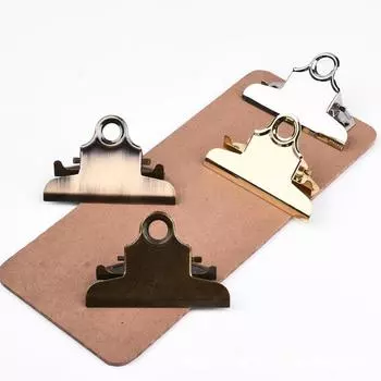 Креативный зажим для эскизов золотого/серебряного цвета для блокнота для рисования формата А4, А5, блокнот для письма, зажимы для планшета, школьные офисные индивидуальные канцелярские принадлежности