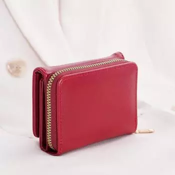 Кредитная карта ID карта Наличный кошелек Женский кошелек Маленький кошелек Короткий кошелек Сумка для карт Кошелек на молнии Многослойный Трехстворчатый