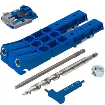 Kreg Pocket Hole Jig 320 Инструмент для соединения деревянных деталей, скрывающий головки шурупов. Направляющая для сверления диагональных отверстий для самостоятельного изготовления и создания полок, импорт [Обычный продукт]