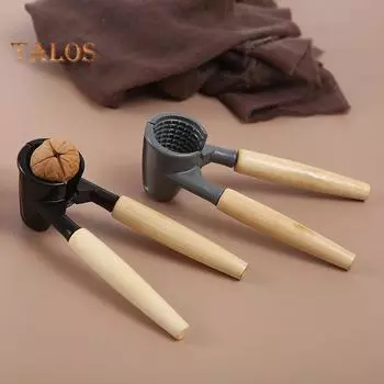 Крекер для грецких орехов, экономящий время, многоцелевой, твердый, полезный, орехокол, щипцы для орехов, щипцы для кухни чёрный