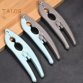 Крекер для каштанов, нержавеющий, многоцелевой, разноцветный, инновационный, хороший захват, щелкунчик, инструмент, кухонные инструменты синий