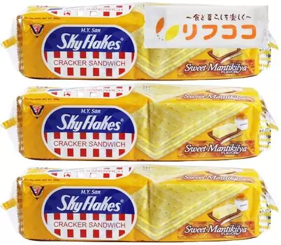 Крекер Skyflakes Sand со вкусом сладкого масла 1 пакетик 300 г x 3 шт. Крекер SkyFlakes MYSan
