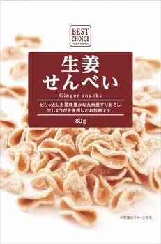 Крекеры Cleat Best Choice Ginger Rice Crackers 80 г x 12 пакетиков