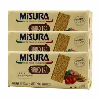 Крекеры из цельной пшеницы Missoula 385 г x3 комплект