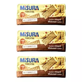 Крекеры Missoula из цельного зерна, 385 г, 12 шт., набор из 3 шт. Высокое содержание клетчатки и низкое содержание полезных веществ [Оптовая закупка] (5 упаковок) - калории! Хрустящий,