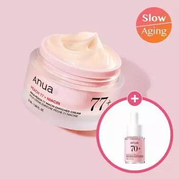 Крем Anua Peach 77 Niacin Enriched Cream 50 мл Special (+10 мл персиковой сыворотки)