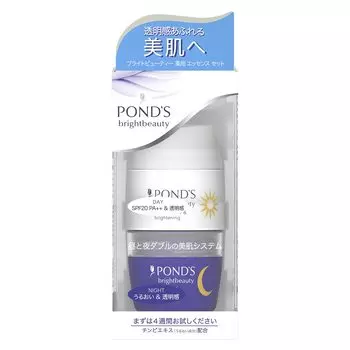 Крем-эссенция Bright Beauty Medicated Essence для тела 28 г 28 г [Обновление 2021 г.] POND S (День Ночь) +