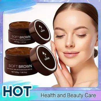 Крем-автозагар Интенсивный загар Защита от ультрафиолета на открытом воздухе Летний пляж Коричневый бронзатор Длительный искусственный загар Лосьон для тела 50 ML