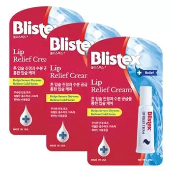 Крем-бальзам для губ Blistex Lip Relief Cream 6 г, 3 упаковки